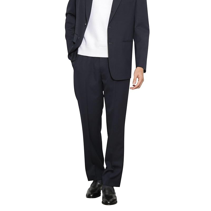 ナノ・ユニバース] ESSENTIAL LINE｣TWソリッドトラウザー L ネイビー 0