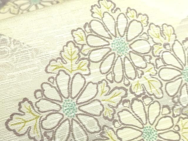 平和屋着物□極上 全通柄 京袋帯 WAKKA ワッカ 花菱文 逸品