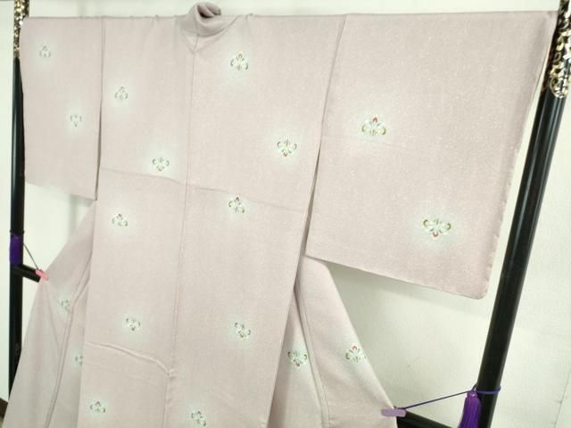 平和屋着物□極上 京友禅の第一人者 松井青々 小紋 草花文 暈し染め