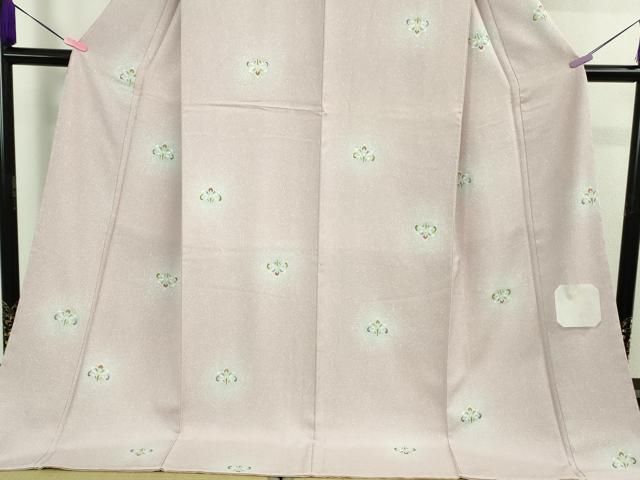 平和屋着物■極上　京友禅の第一人者　松井青々　小紋　草花文　暈し染め　金彩　反端付き　ロング丈　逸品　未使用　DZAB0383kh5 平和屋着物□極上 京友禅の第一人者 松井青々 小紋 草花文 暈し染め