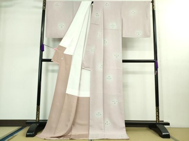 平和屋着物□極上 京友禅の第一人者 松井青々 小紋 草花文 暈し染め