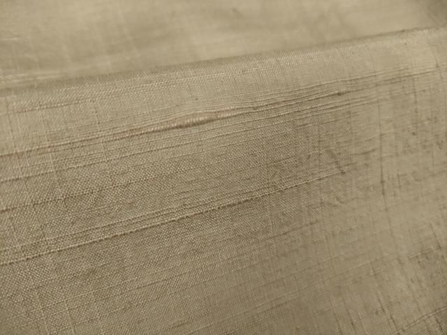 平和屋着物□極上 染司よしおか 五代目 吉岡幸雄 紬 単衣 色無地 洗