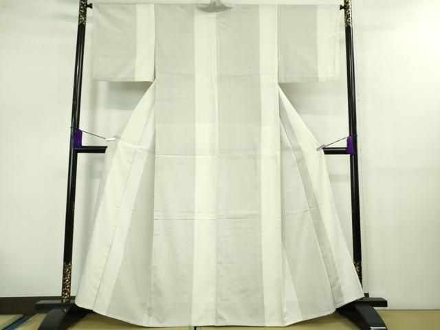 平和屋着物 上 本塩沢 単衣 110亀甲 間道 DZAB0622kh5