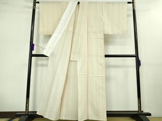 平和屋着物■極上　夏物　阿波しじら織　浴衣　間道　綿麻　逸品　DZAB0630kh5 平和屋着物□極上 夏物 阿波しじら織 浴衣 間道 綿麻 逸品 DZAB0630kh5