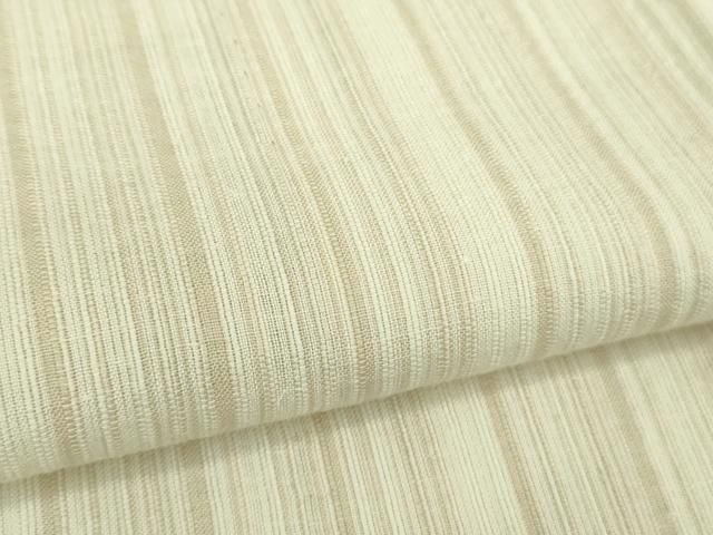 平和屋着物□極上 夏物 阿波しじら織 浴衣 間道 綿麻 逸品 DZAB0630kh5