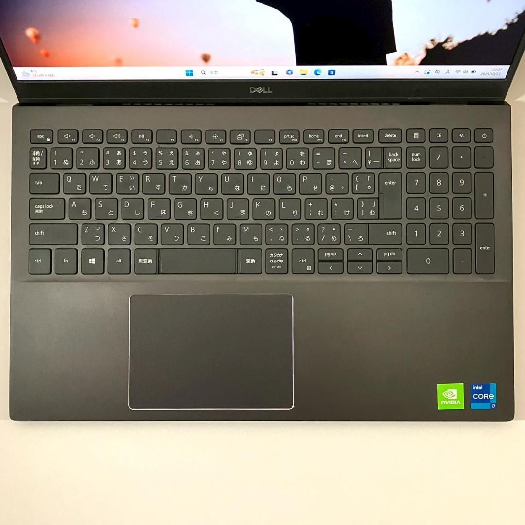  第11世代 Corei 7 メモリ16 GB テンキー付き フルHD Office 2021 Win 11 Pro DELL S 10 Windowsノート本体 ノートPC