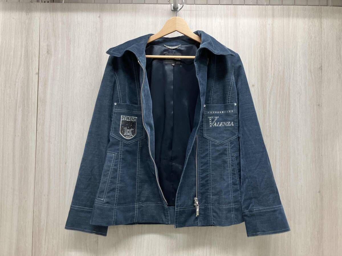 バレンザ ジャケット バレンザ】レザージャケット 黒 羊革 スエード 金