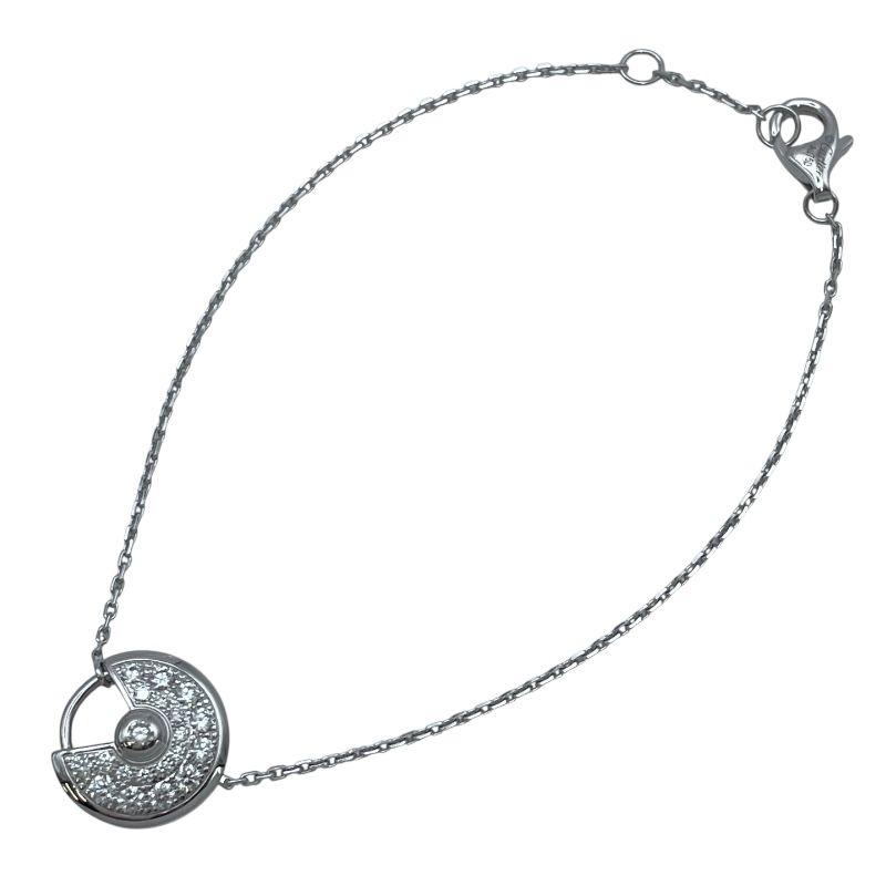 カルティエ Cartier アミュレットダイヤブレスレット ホワイトゴールド Au750 ジュエリー