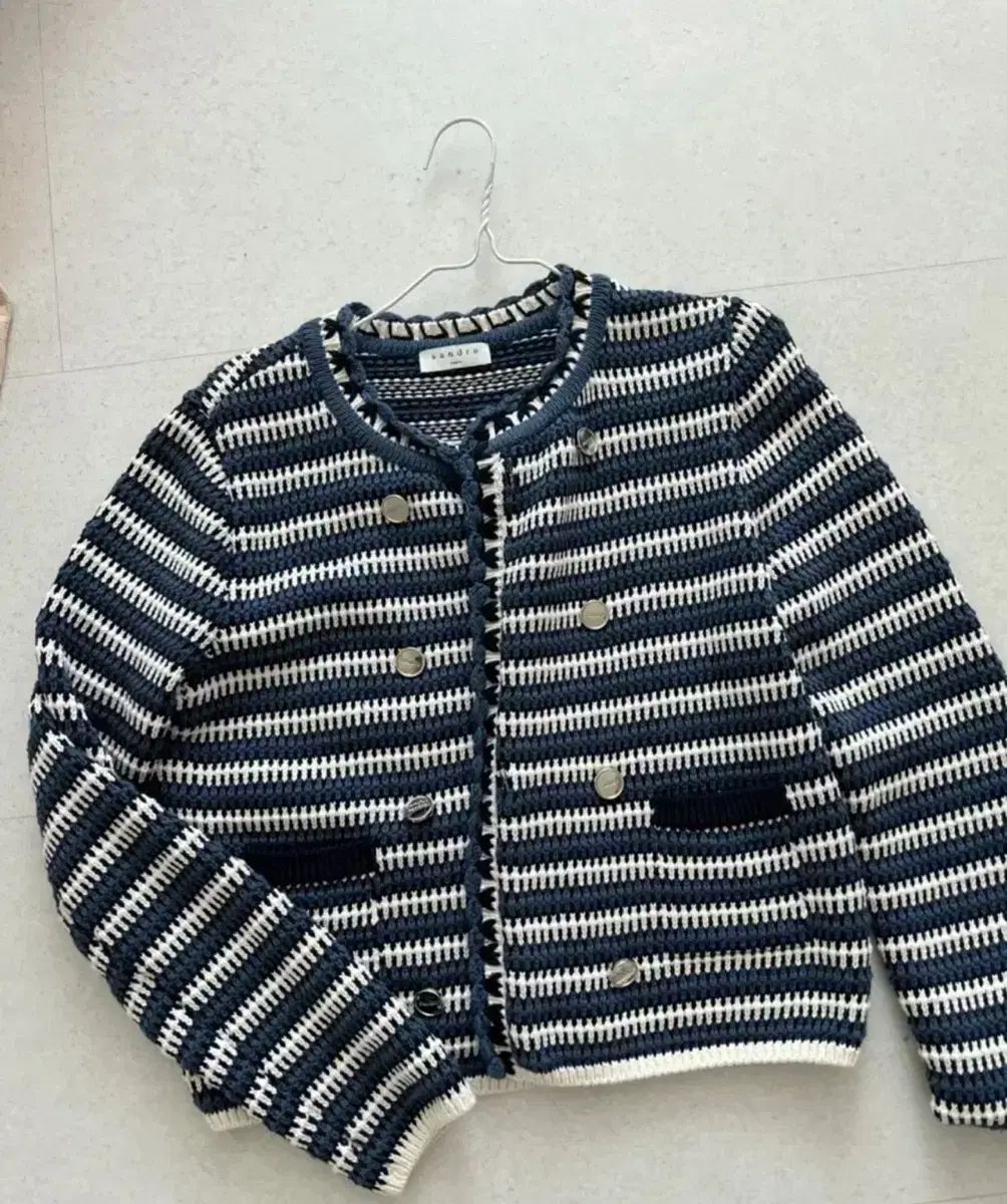 SANDRO サンドロ ツイード カーディガン サイズ１ 状態 良好