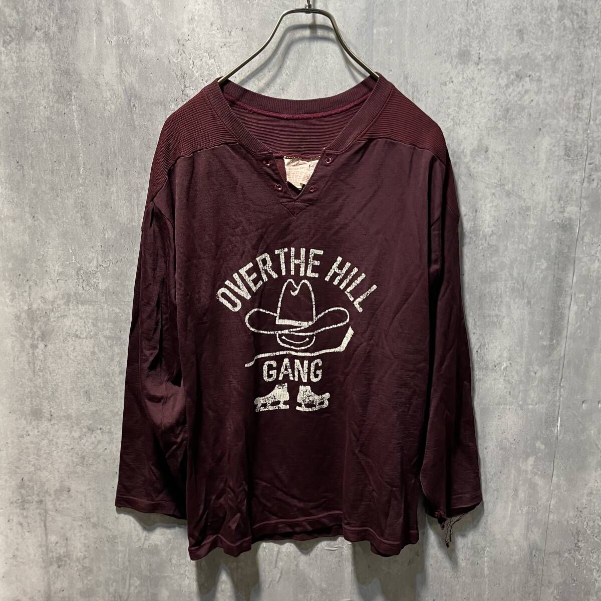 古着 BAUER VINTAGE カナダ製 ホッケーTEE 長袖Tシャツ Mサイズ