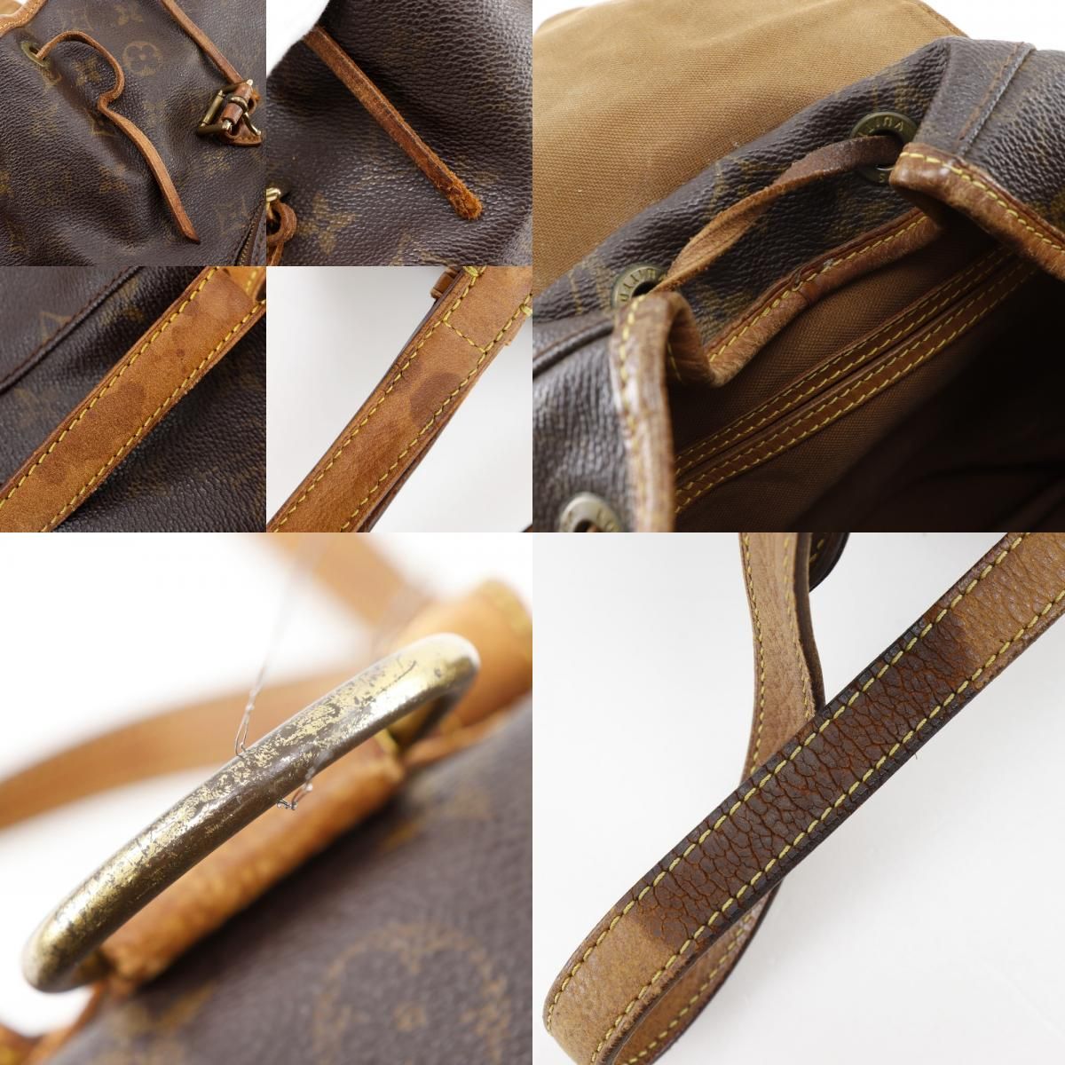 LOUIS VUITTON ルイ ヴィトン モンスリMM M51136 モノグラムキャンバス 茶 SP1917 レディース リュック デイパック DECORATOM_COM_BR