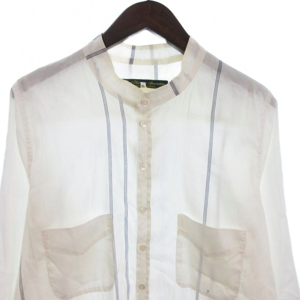 ポールハーデン Paul Harnden バンドカラーシャツ 長袖