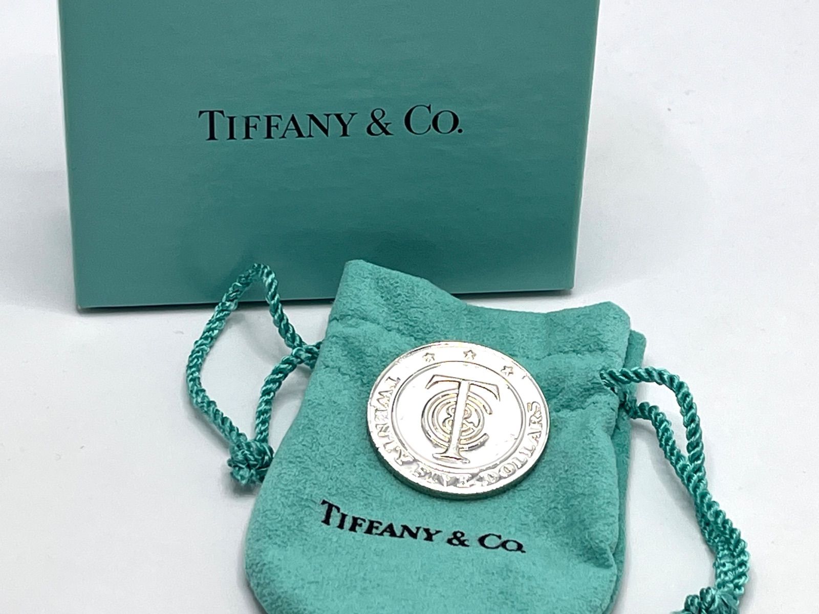 a138 Tiffany&Co. ティファニー 25ドル 銀貨 コレクション ロゴ マネー シルバー 925 硬貨 記念硬貨 USA アメリカ