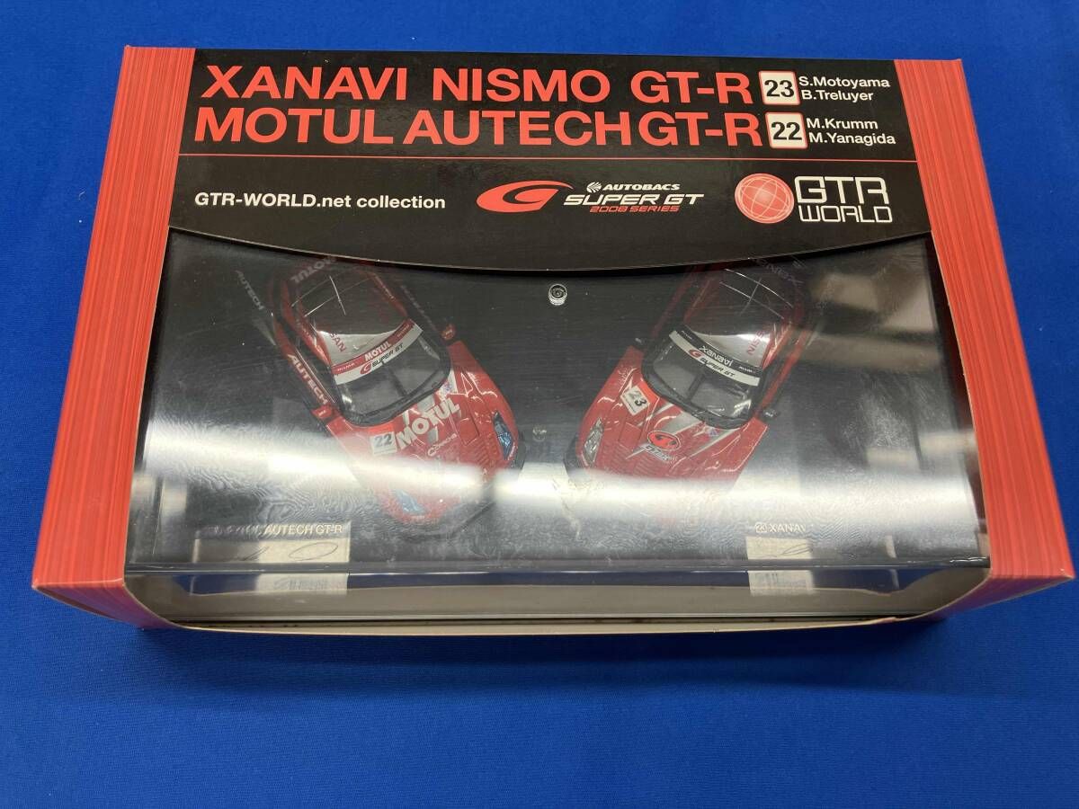 NISSAN GT-R デビューウィン＆1-2フィニッシュ 記念セット2008 1/43