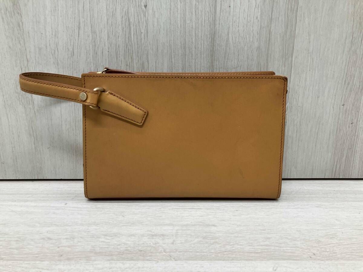 COCOMEISTER セカンドバッグ 持ち手なしバッグ オーカー系