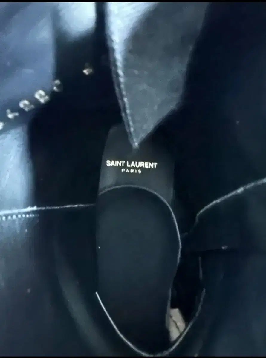 Saint Laurent サンローラン ハーネス チェルシーブーツ 44 ブラック バイカー ブーツ