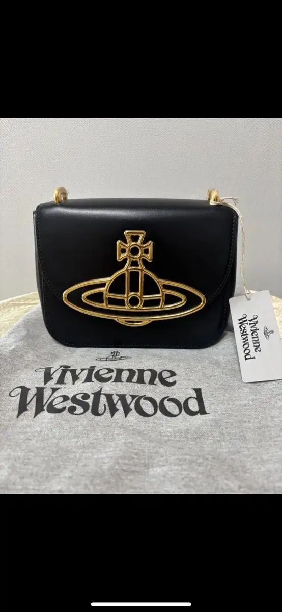 VIVIEN LYNN クロスバッグ ブラック ゴールド