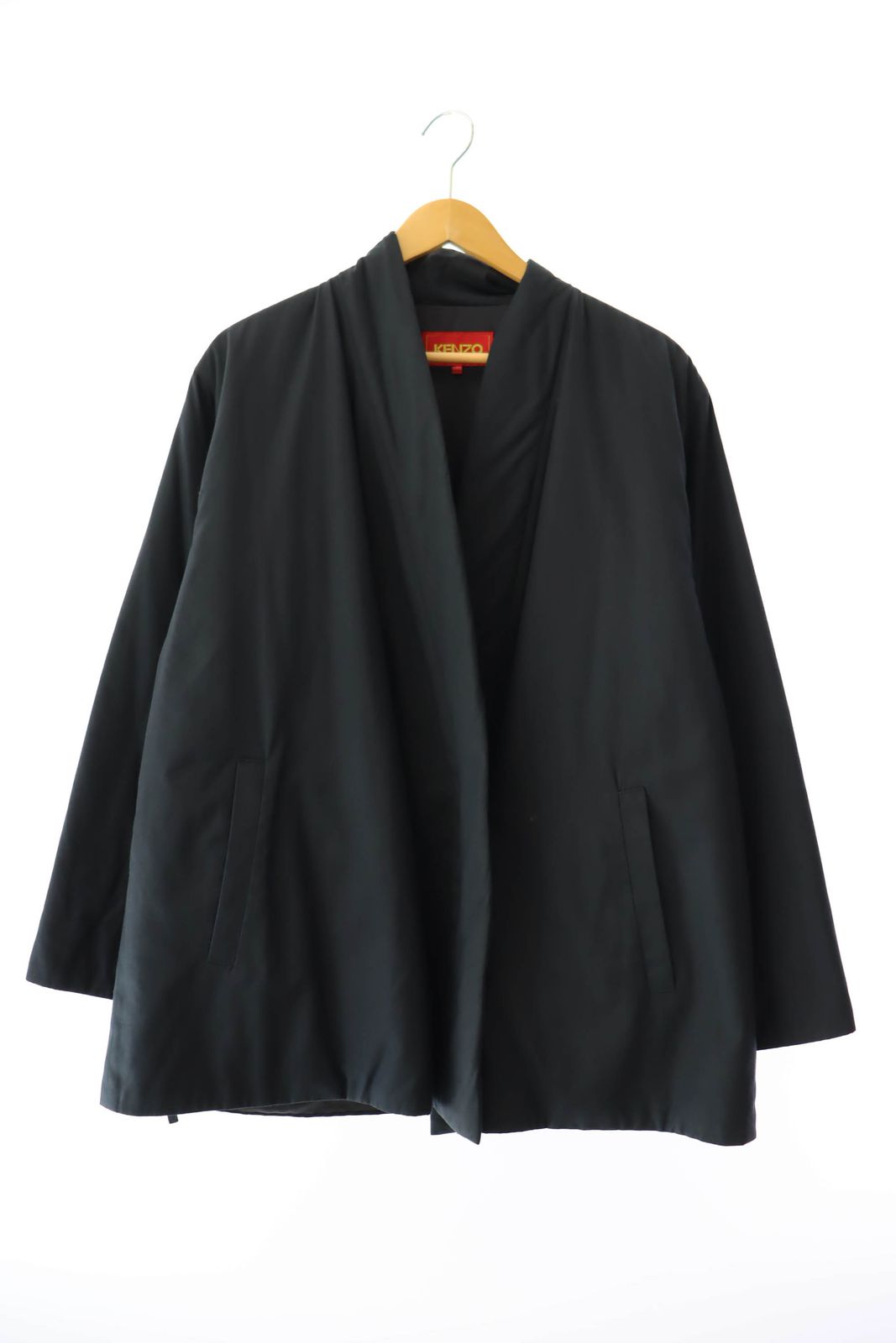 【中古】ケンゾー KENZO KIMONO JACKET キモノ ジャケット 2 黒 ブラック ブランド古着ベクトル 中古 ☆AA★ 250519 ケンゾー KENZO KIMONO JACKET キモノ ジャケット 2 黒 ブラック