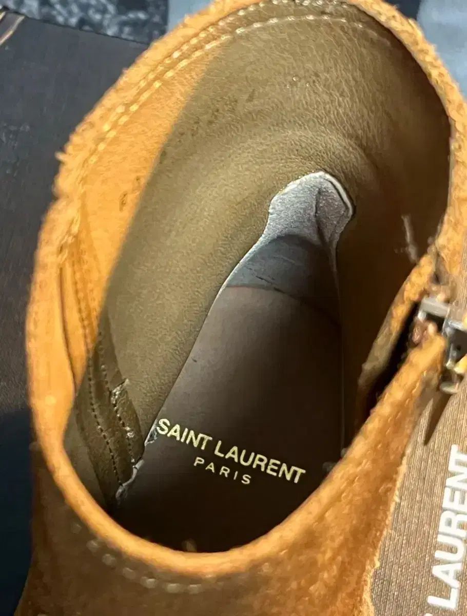 実際に着用 1回 Saint Laurent サンローラン ルーカス チェルシーブーツ 43 ウエストンブーツ