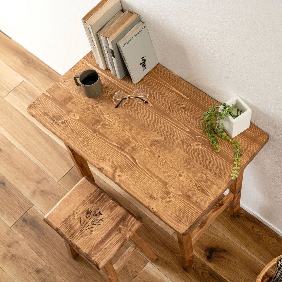 GMIS324○北海道民芸家具 ライティングビューロー デスク 学習机 勉強