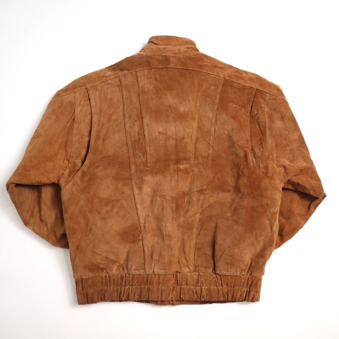 Vintage 80s 90s ヴィンテージ G1 A2 スウェード レザージャケット フライトジャケット 短丈 本革 リアルレザー