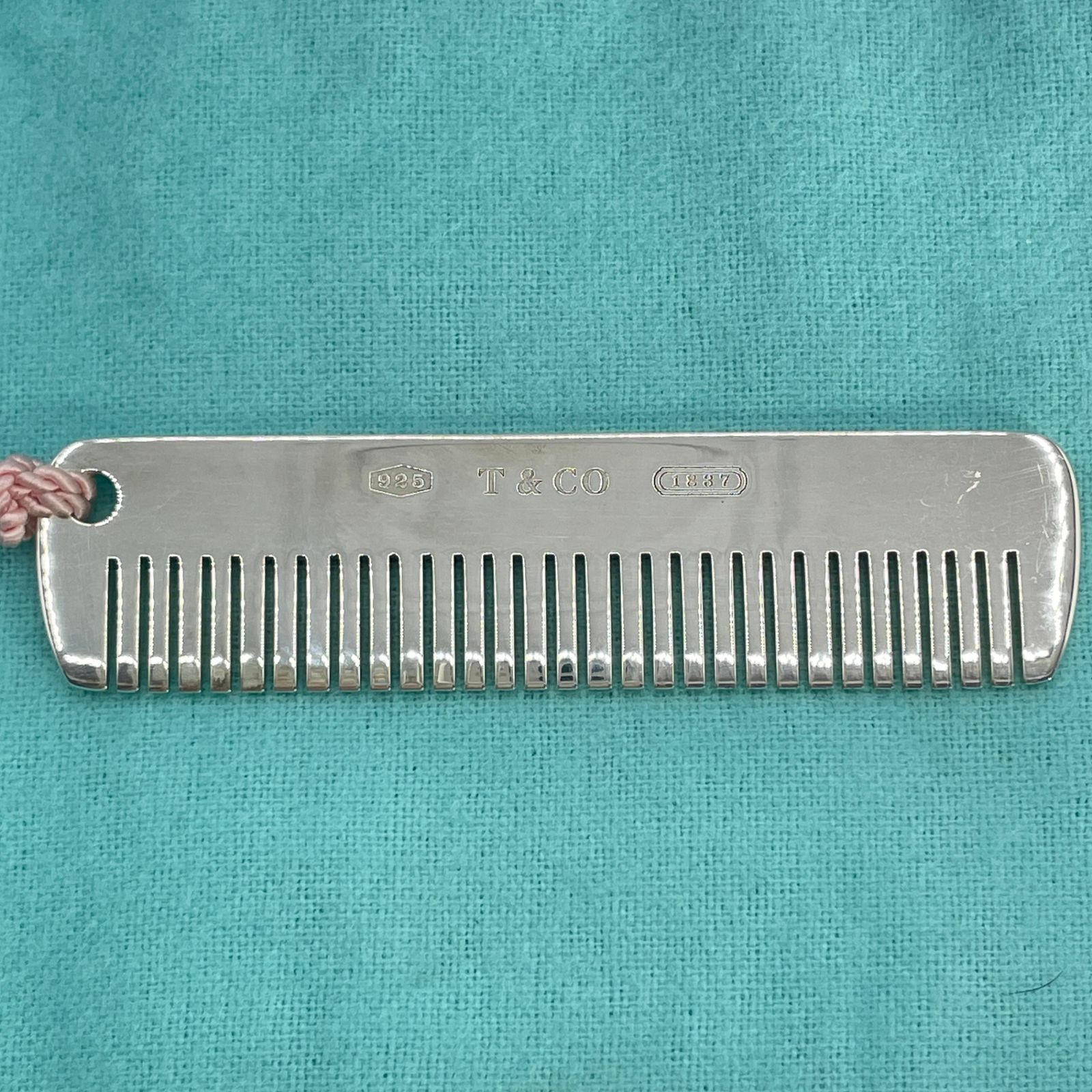 Tiffany-Co. ティファニー ベビーコーム ベビー用品 SV925 シルバー ヘアケア 雑貨 タッセル 出産祝い