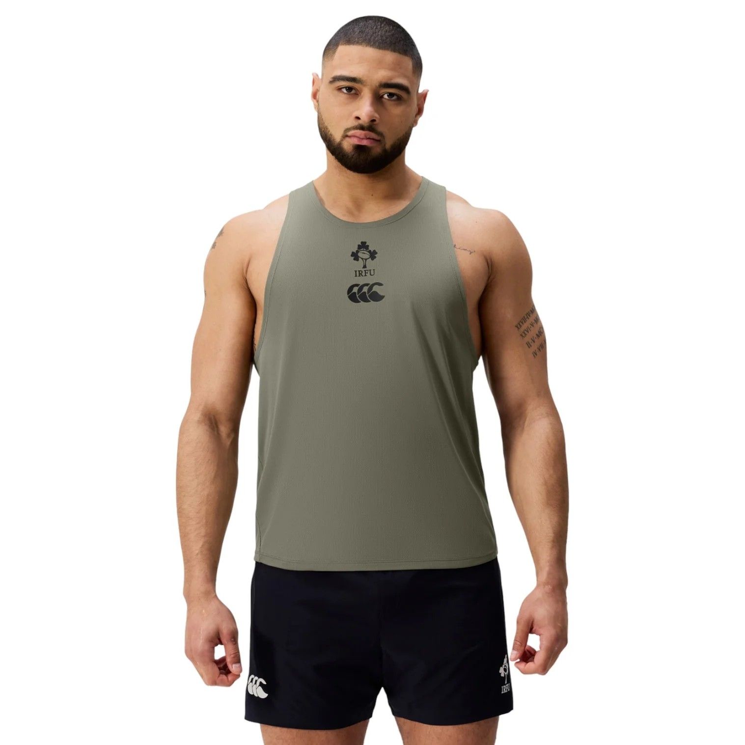 カンタベリー ラグビー アイルランド代表 IRFU 2025 2026 トレーニング シングレット タンクトップ 茶 ブラウン 公式モデル 日本未発売