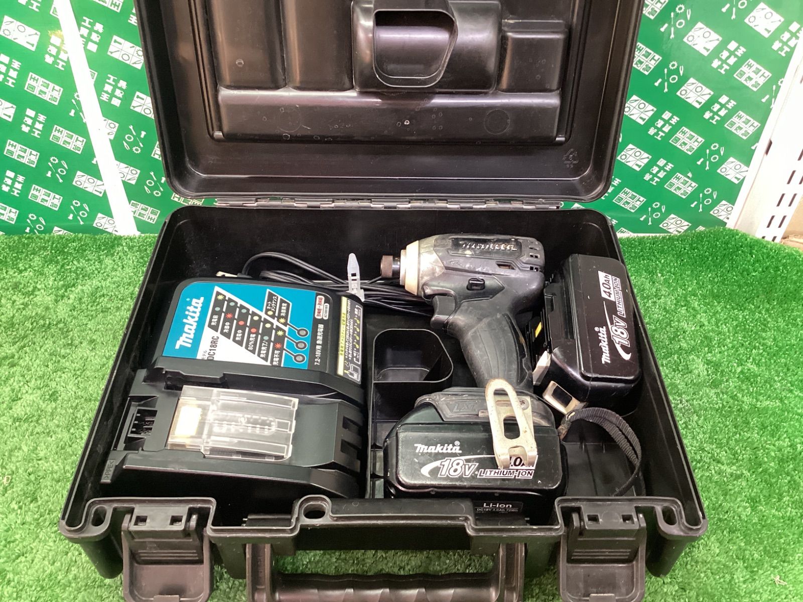 マキタ Makita 18v 4.0ah 充電式インパクトドライバ TD147DRMXB ITJ8KWEUVBK4