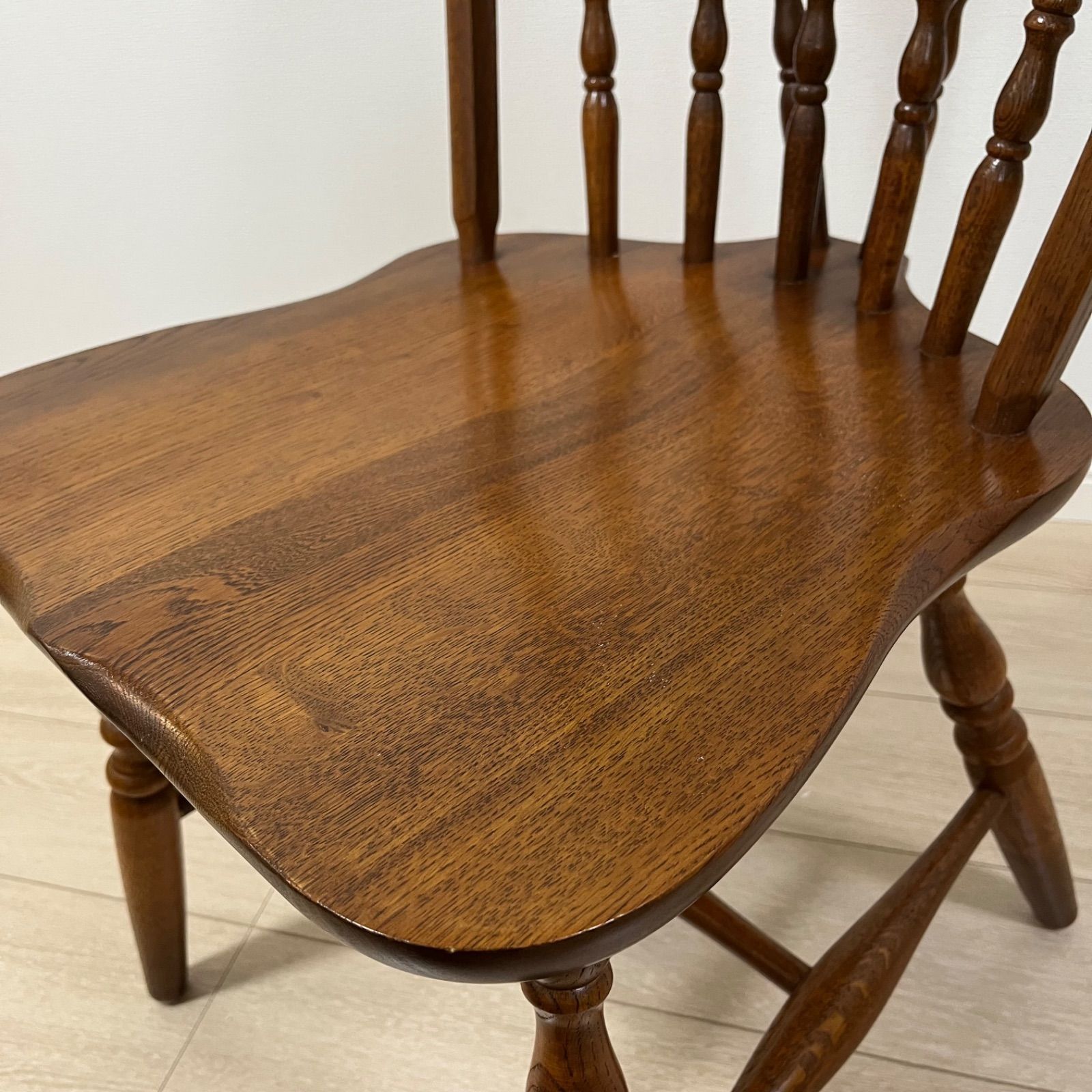 た71【美品】柏木工 ウィンザーチェア ダイニングチェア ボウバック
