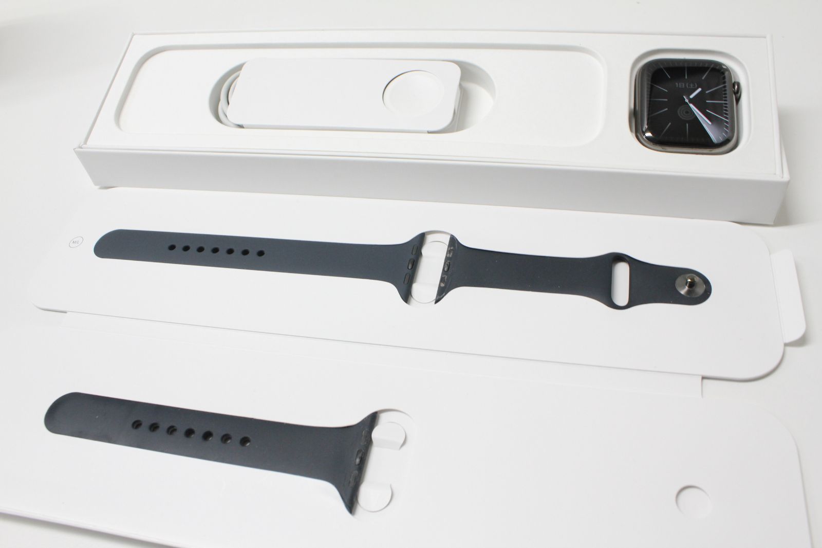 Apple Watch Series 7 GPS セルラー ステンレス 45mm A2478 MNAX3J A