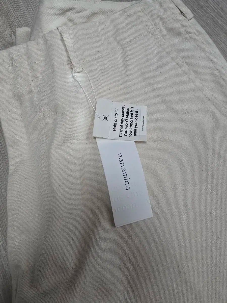 nanamica ワイド デニム パンツ エクリュ - 36 サイズ