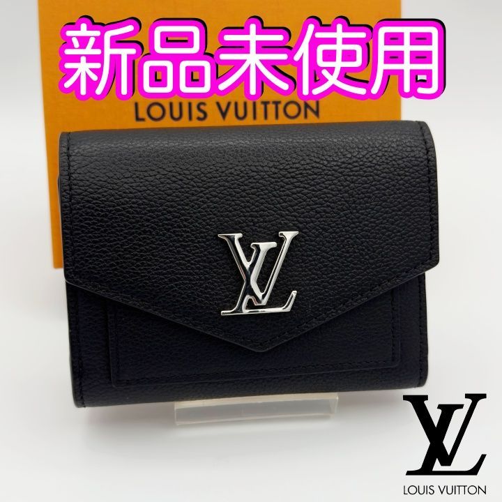 フォローでクーポンプレゼント 送 ヴィトン財布 ポルトフォイユ マイロックミーコンパクト ノワール ミニ財布