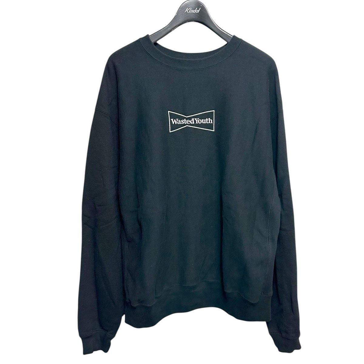Wasted Youth HEAVY WEIGHT SWEATSHIRT 2 ロゴ刺繍クルーネックスウェットシャツ 8071000163226