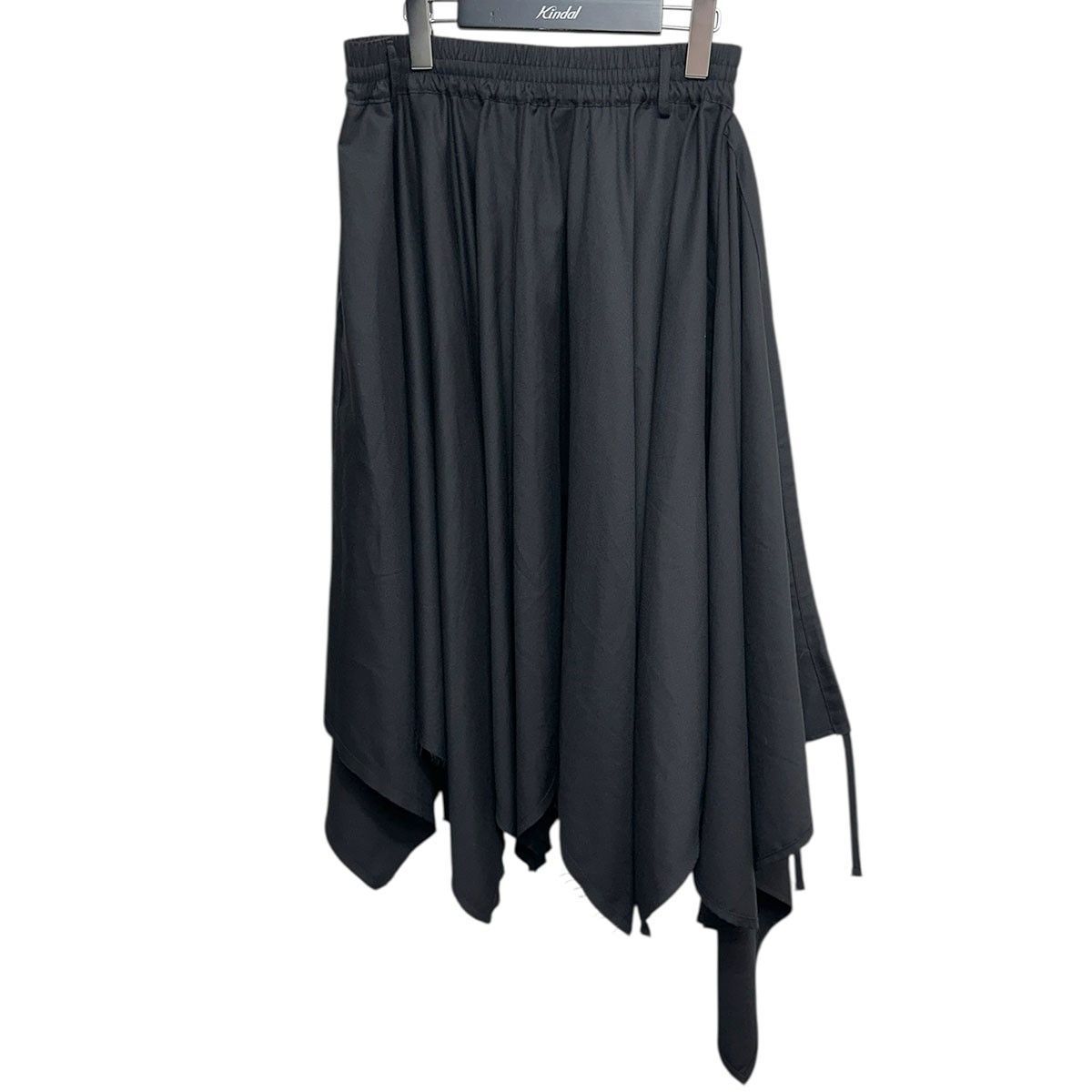 NOT CONVENTIONAL wrap layered skirt ラップレイヤードスカート N25-033-BLK 8071000163561