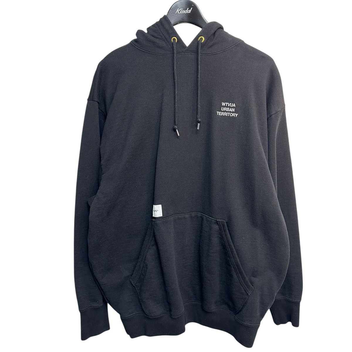 WTAPS WUT HOODY COTTON ロゴ刺繍プルオーバーフーディー スウェットパーカー 251ATDT-CSM06 8071000163653