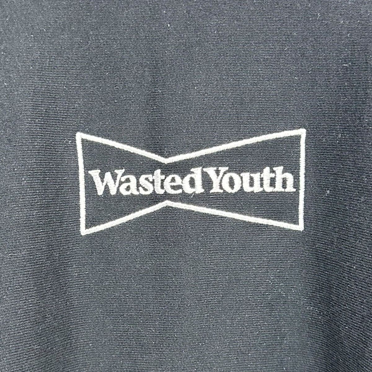  Wasted Youth HEAVY WEIGHT 2 ロゴ刺繍クルーネックスウェットシャツ トレーナー スウェット トップス