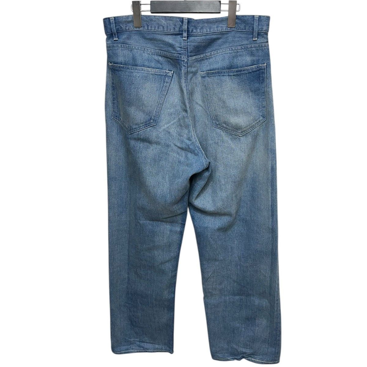 AURALEE FADED LIGHT DENIM WIDE PANTS デニムパンツ