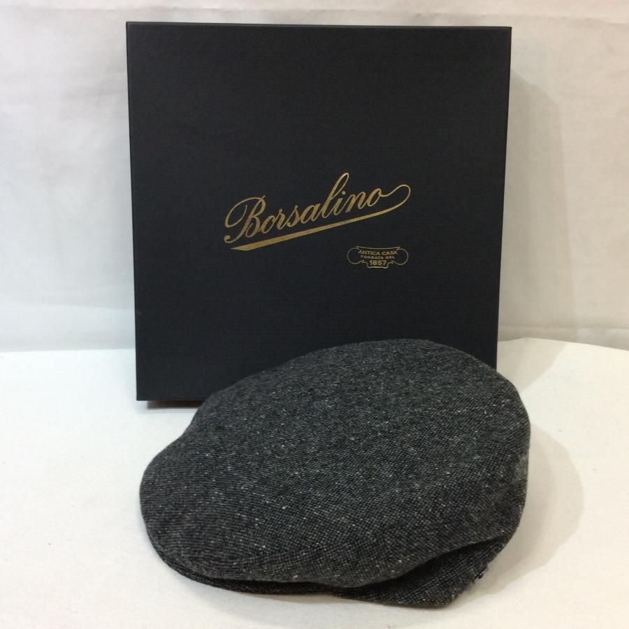 Borsalino ボルサリーノ ハンチング帽子 グレー ITALY