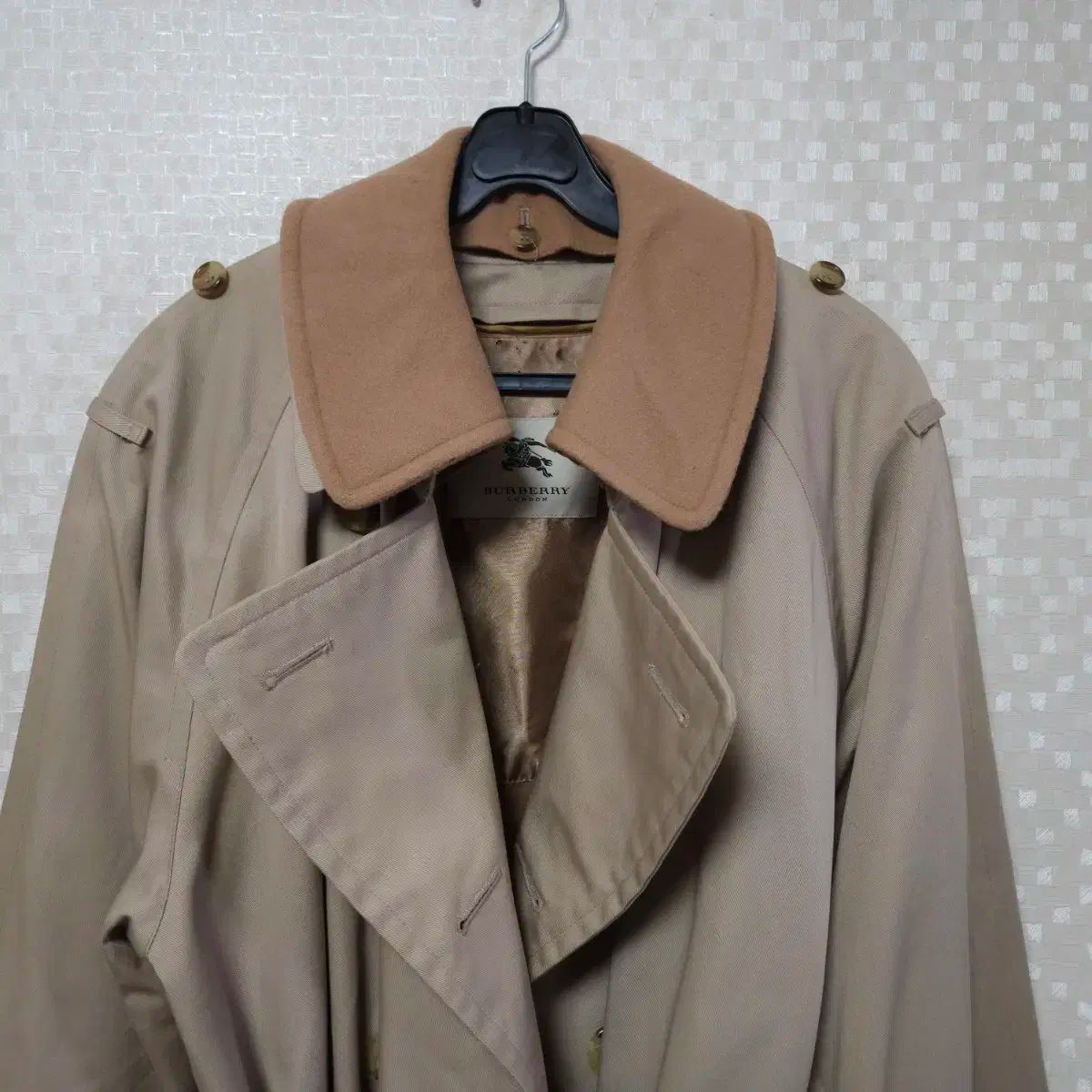 バーバリー ダブル トレンチコート S M