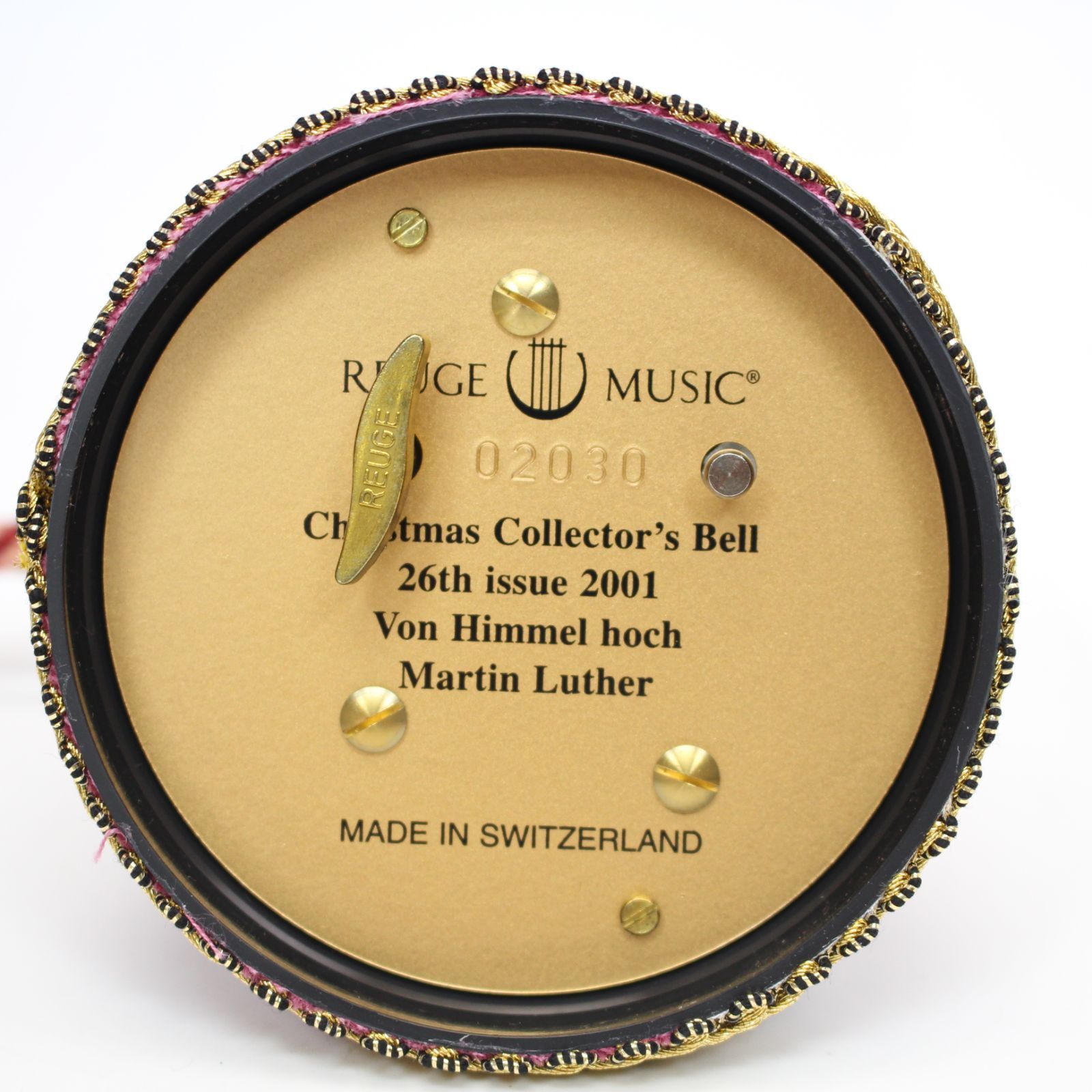 401) REUGE リュージュ MUSIC オルゴールベル クリスマスベル 2001