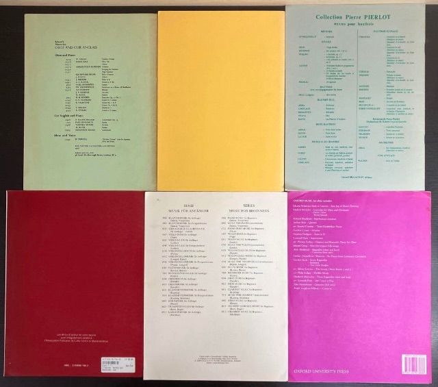 オーボエ スコア 15冊セット まとめ売り 輸入 楽譜 洋書 パート譜 ソロ