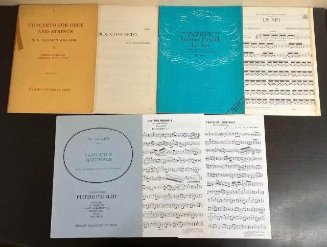 オーボエ スコア 15冊セット まとめ売り 輸入 楽譜 洋書 パート譜 ソロ オーボエ スコア 15冊セット まとめ売り 輸入 楽譜 洋書 パート