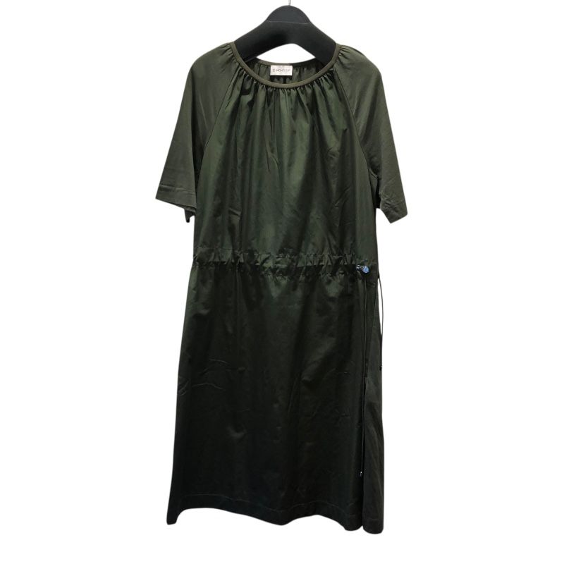 モンクレール MONCLER ABITO ショートスリーブワンピース 81718 グリーン コットン レディース ワンピース