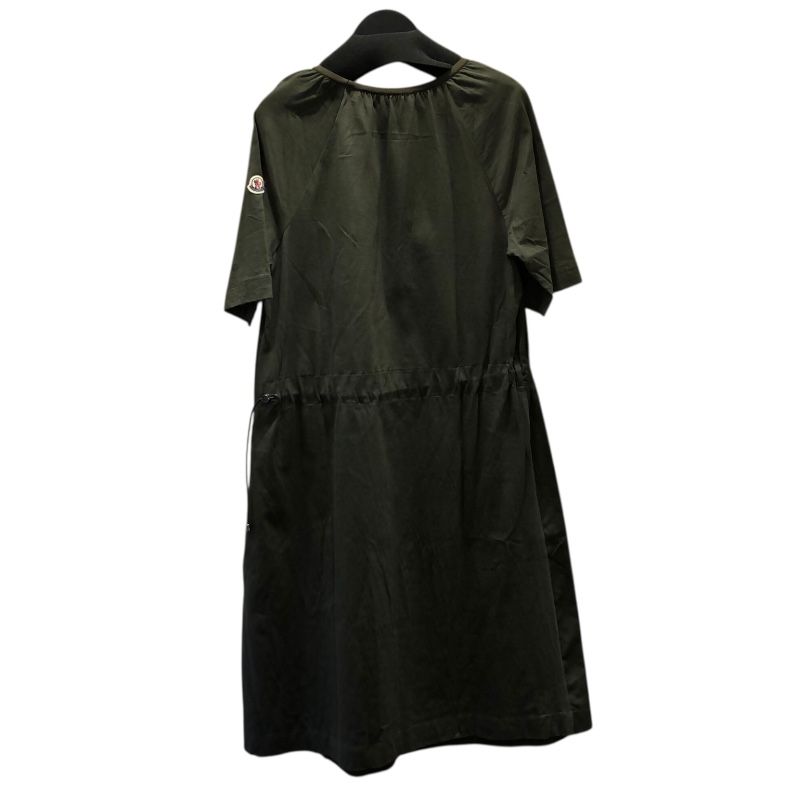 モンクレール MONCLER ABITO ショートスリーブワンピース 81718 グリーン コットン レディース ワンピース