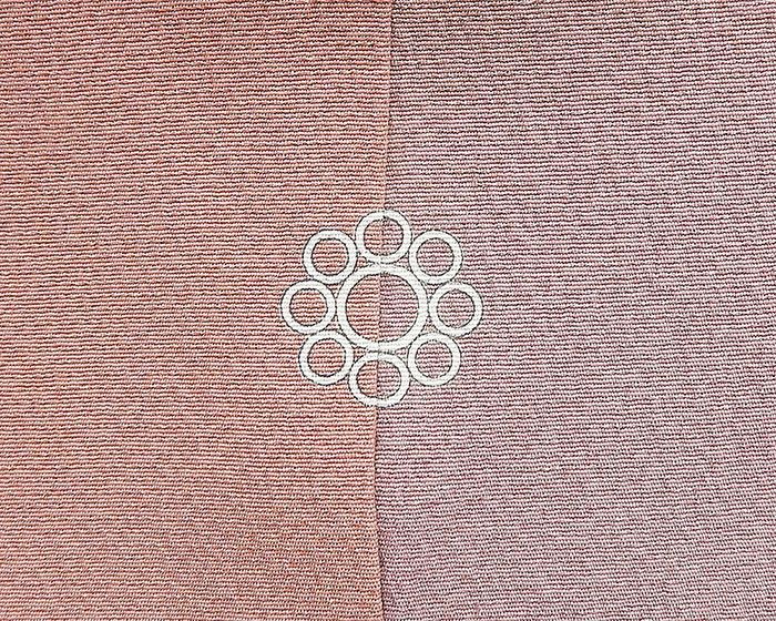 色無地 正絹 染色作家 斉藤三才 身丈162.5cm 裄丈65.5cm 陰九曜 中古