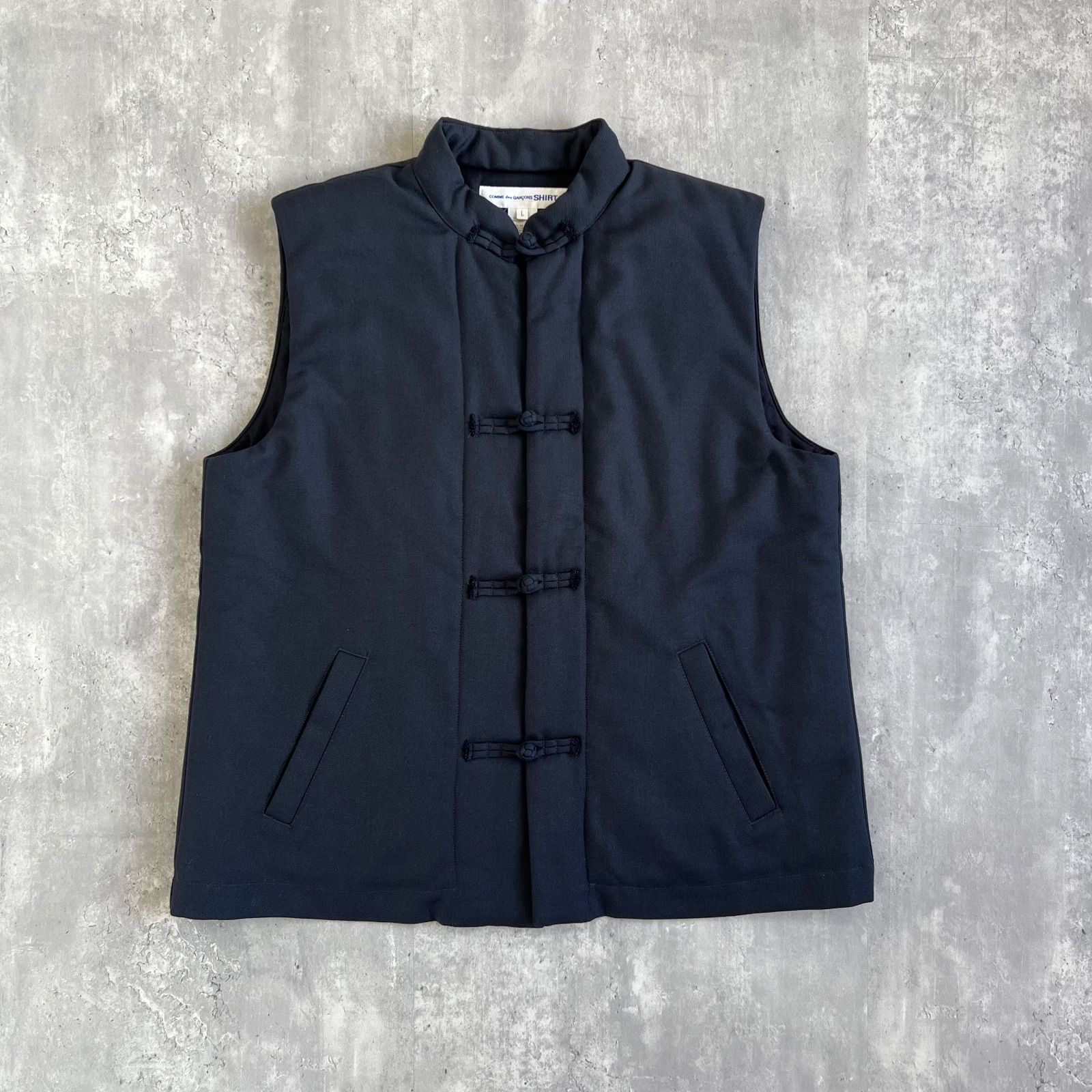 COMME des GARSONS SHIRT コムデギャルソンシャツ ウール混 チャイナ