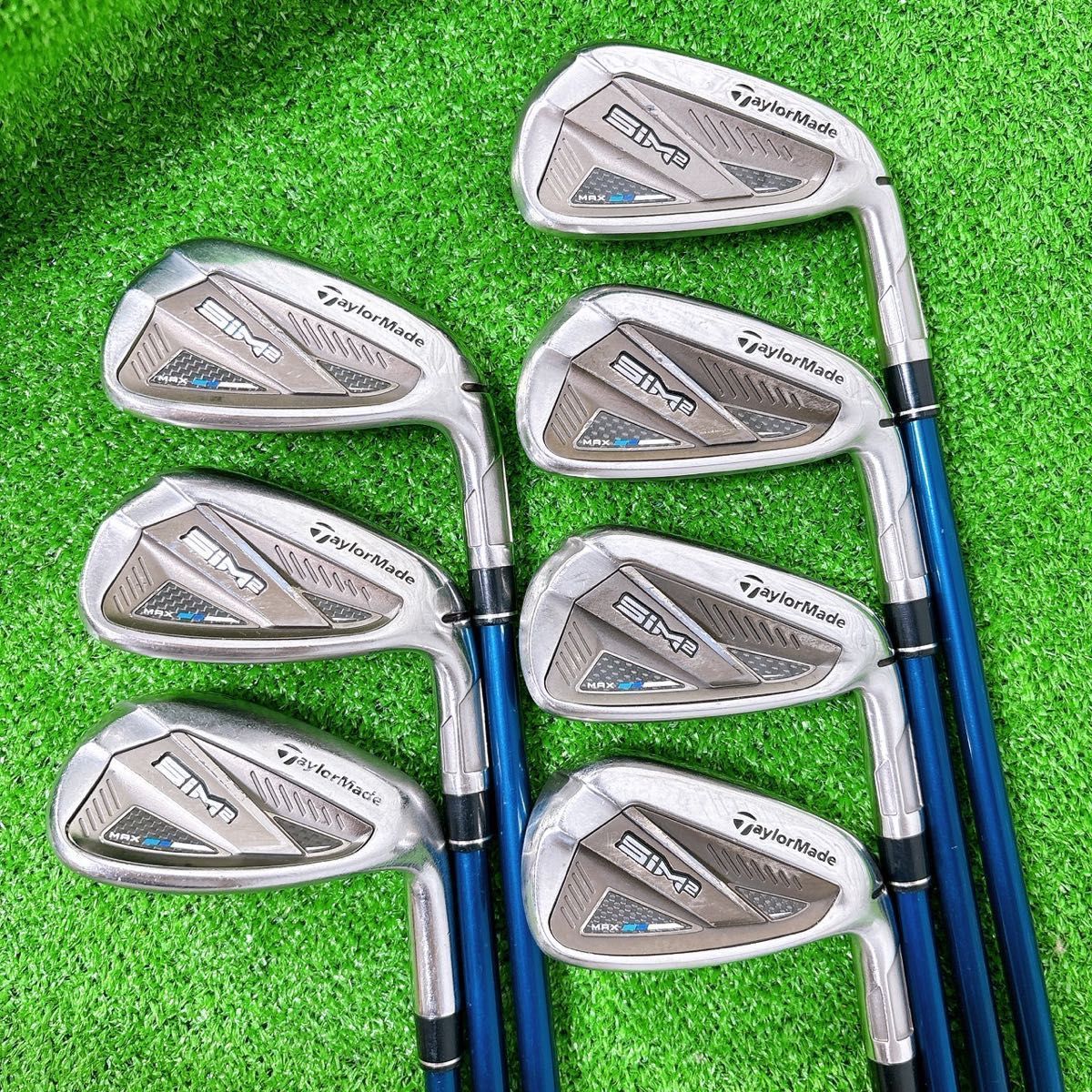 テーラーメイド SIM2 MAX 豪華アイアン7本セット メンズ 右 R 人気