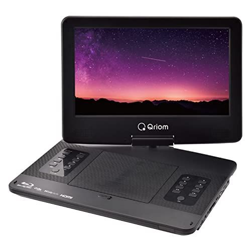 非常に良い 山善 YAMAZEN キュリオム Qriomポータブルブルーレイプレーヤー 13.3インチ CPRM対応 車載用ケース付TMB-L133R B