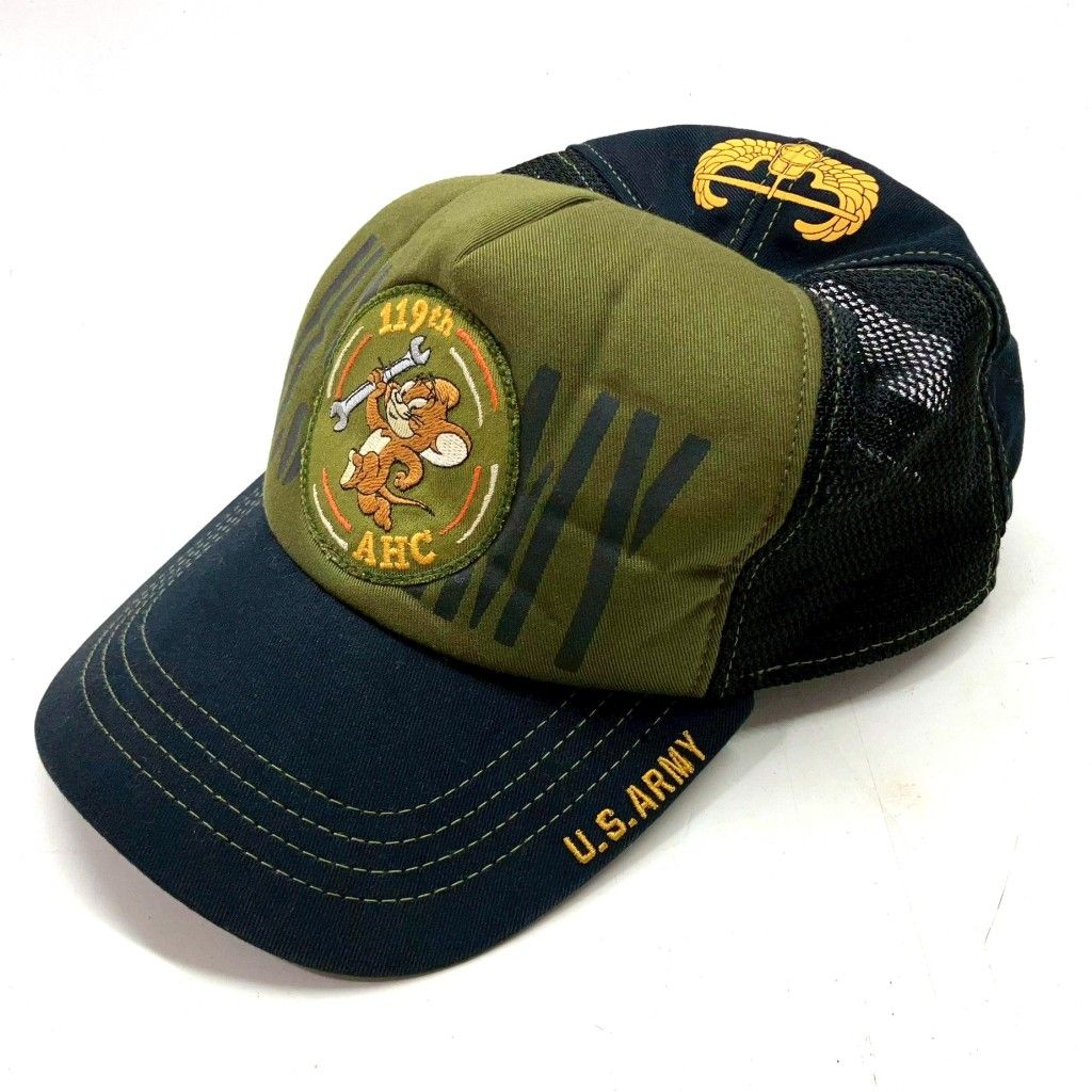 01w-5537 トイズマッコイ TOYS McCOY TOM - JERRY U.S. ARMY トム&ジェリー メッシュキャップ 頭囲約58cm 帽子 品