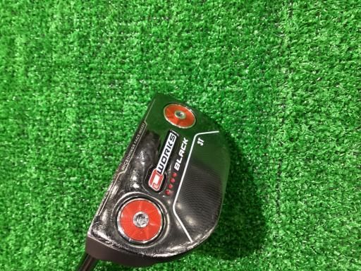 オデッセイ O WORKS BLACK 3 T 34インチ レフティ パター PT スチール フレックスその他 メンズ 男性用 左利き 左用 Dランク ゴルフクラブ